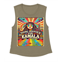 Load image into Gallery viewer, Young Hippies For Kamala Woman's Tank Tops