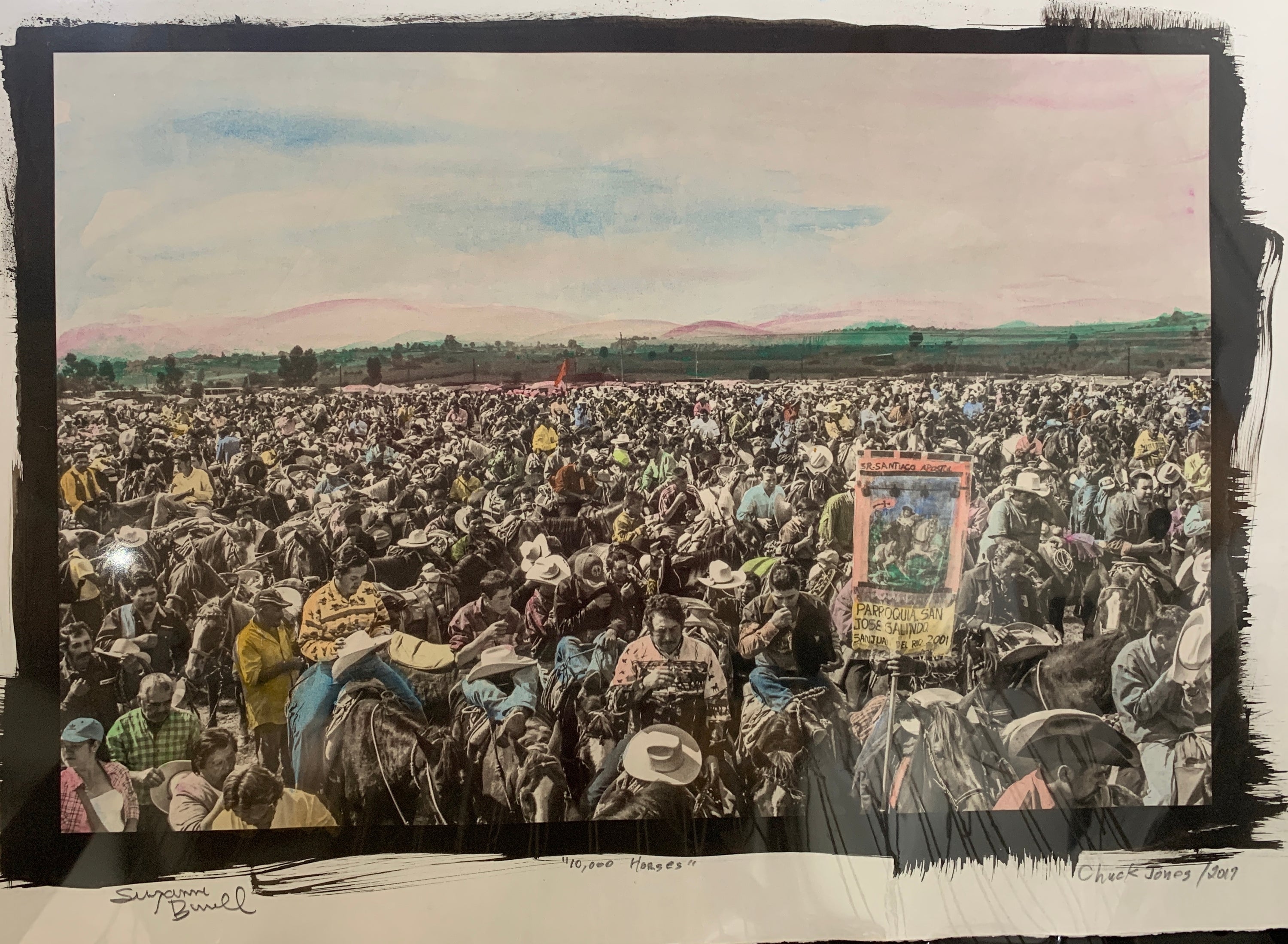 10,000 Horses Limited Edition of One Print.